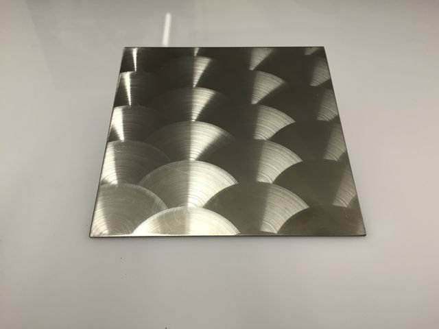 Acciaio inox effetto FIORETTATO